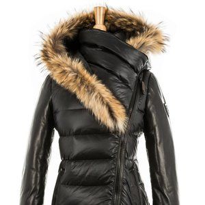 RUDSAK ROYA PUFFER with leather sleeves